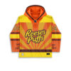 rave hooded hockey jersey — reese s, orange