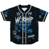 Sub Focus rave baseball jersey — drum bass, black