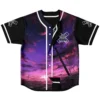 Anime Sunset Reversible Baseball Jersey — view 1