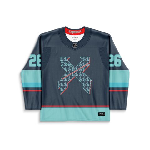 Shaun custom Hockey Jersey