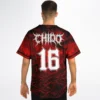 Hellhound Eclipse Custom Horror Baseball Jersey — view 3