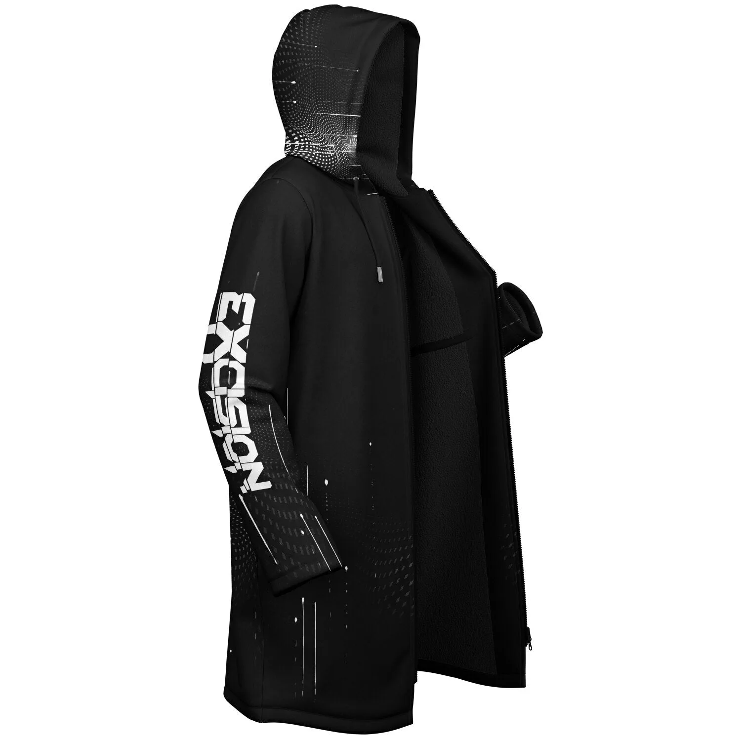Headbanger Festival Zipper Cloak with Eye Creature Back Print โ view 8