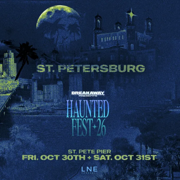 Haunted Fest St. Pete 2026 official lineup poster