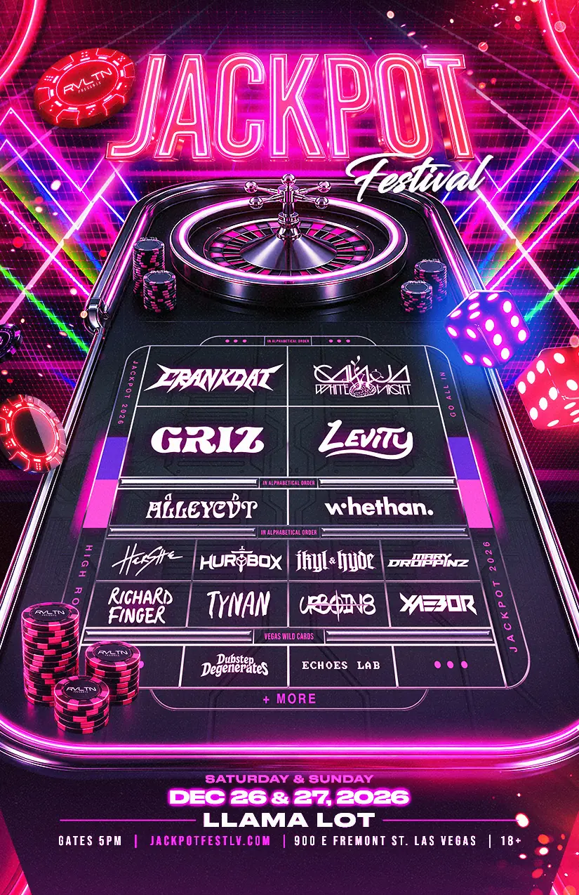 Jackpot NYE 2026 official lineup poster